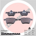 Piduriklotsi komplekt, ketaspidur ZIMMERMANN 24079.185.1