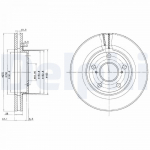 Piduriketas DELPHI BG2782