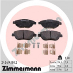 Piduriklotsi komplekt, ketaspidur ZIMMERMANN 24549.190.2
