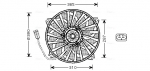 Ventilaator, mootorijahutus AVA QUALITY COOLING PE7535