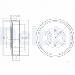Piduritrummel DELPHI BF169