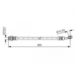 Pidurivoolik BOSCH 1 987 481 456