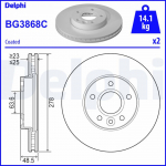 Piduriketas DELPHI BG3868C