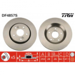 Piduriketas TRW DF4857S