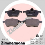 Piduriklotsi komplekt, ketaspidur ZIMMERMANN 21829.195.1