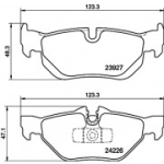 Piduriklotsi komplekt, ketaspidur HELLA 8DB 355 011-301