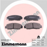 Piduriklotsi komplekt, ketaspidur ZIMMERMANN 23729.155.1