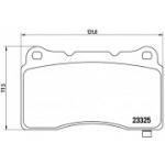Piduriklotsi komplekt, ketaspidur BREMBO P 59 079