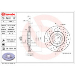 Piduriketas BREMBO 09.7011.1X