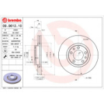 Piduriketas BREMBO 09.9612.10