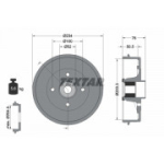 Piduritrummel TEXTAR 94042400