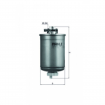 K&uuml;tusefilter MAHLE ORIGINAL KL 77