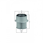 &Otilde;hufilter MAHLE ORIGINAL LX 673