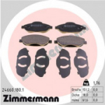 Piduriklotsi komplekt, ketaspidur ZIMMERMANN 24660.180.1