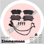 Piduriklotsi komplekt, ketaspidur ZIMMERMANN 25214.175.2