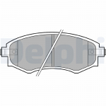 Piduriklotsi komplekt, ketaspidur DELPHI LP606