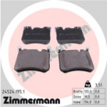 Piduriklotsi komplekt, ketaspidur ZIMMERMANN 24524.195.1