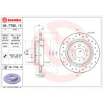 Piduriketas BREMBO 08.7765.1X