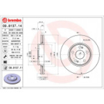 Piduriketas BREMBO 09.8137.11