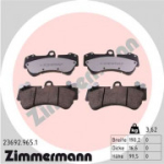 Piduriklotsi komplekt,ketaspidur ZIMMERMANN 23692.965.1