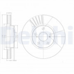 Piduriketas DELPHI BG3189