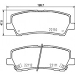Piduriklotsi komplekt, ketaspidur HELLA 8DB 355 036-441