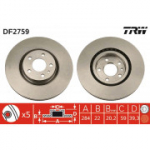 Piduriketas TRW DF2759