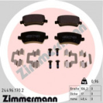 Piduriklotsi komplekt, ketaspidur ZIMMERMANN 24496.170.2