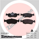 Piduriklotsi komplekt, ketaspidur ZIMMERMANN 25323.180.1