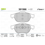 Piduriklotsi komplekt, ketaspidur VALEO 301566
