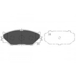 Piduriklotsi komplekt, ketaspidur KAVO PARTS KBP-9094