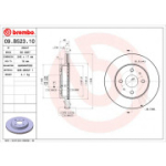 Piduriketas BREMBO 09.B523.10