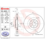 Piduriketas BREMBO 09.A500.11