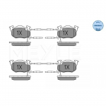 Piduriklotsi komplekt, ketaspidur MEYLE 025 214 1418/W