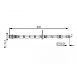 Pidurivoolik BOSCH 1 987 481 524