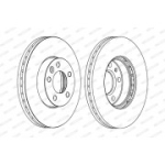 Piduriketas FERODO DDF1253C-1