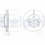 Piduriketas DELPHI BG4261