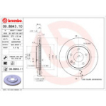 Piduriketas BREMBO 09.B843.11