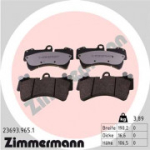 Piduriklotsi komplekt, ketaspidur ZIMMERMANN 23693.965.1