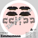 Piduriklotsi komplekt, ketaspidur ZIMMERMANN 25980.165.2
