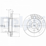 Piduriketas DELPHI BG2440