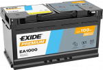 Aku EXIDE Premium EA1000 100AH 900A