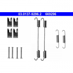 Lisakomplekt, piduriklotsid ATE 03.0137-9296.2