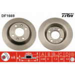 Piduriketas TRW DF1669