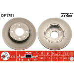 Piduriketas TRW DF1791