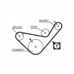 Hammasrihm GATES 5436XS