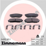 Piduriklotsi komplekt, ketaspidur ZIMMERMANN 24092.165.1