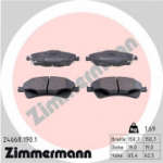 Piduriklotsi komplekt, ketaspidur ZIMMERMANN 24668.190.1