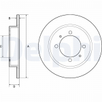 Piduriketas DELPHI BG3203