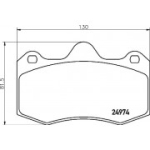 Piduriklotsi komplekt, ketaspidur BREMBO P 85 134